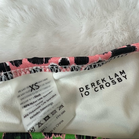 NEW DEREK LAM 10 Crosby bikini bottom Size XS U-wire Leopard design - Picture 3 of 14